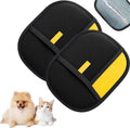 2Pcs Magic Brush Pet Hair, Pet Hair Remover Gloves for Cats & Dogs, Reusable Electrostatic Pet Hair Remover Glove for Couch Furniture, Carpet, Curtain