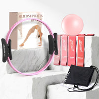 Pilates Ring Fitness Circle for Women, Pilates Equipment – 14.5" Home Magic Exercise Workout, Better Me Pilates Essentials Starter Set for Beginners Toning Inner Thighs, Arms and Core