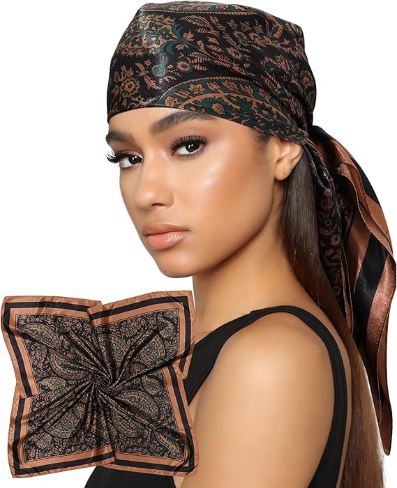 35” Satin Hair Scarf for Women