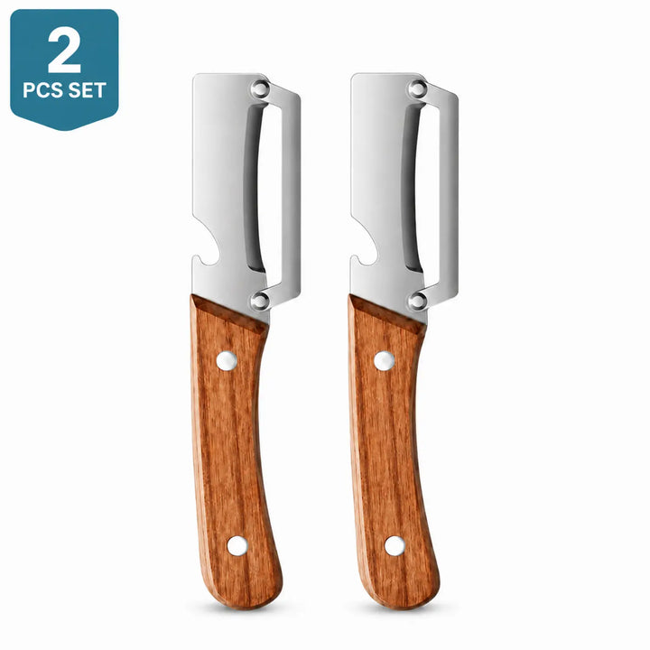 2-Piece Heavy-Duty Wide-Blade Vegetable Peeler Set