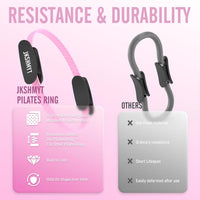 Pilates Ring Fitness Circle for Women, Pilates Equipment – 14.5" Home Magic Exercise Workout, Better Me Pilates Essentials Starter Set for Beginners Toning Inner Thighs, Arms and Core