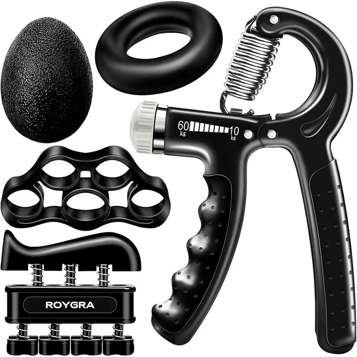 5-Pack Hand Grip Strength Trainer