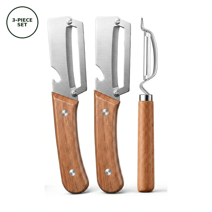 3-Piece Vegetable & Fruit Peeler Set