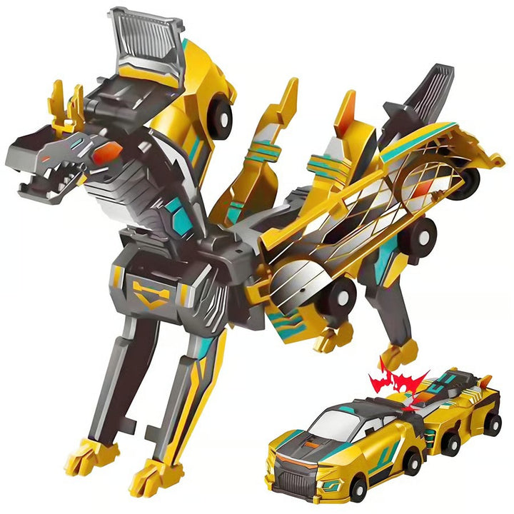 Collision Transforming Dinosaur Car Toy